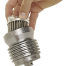 PC Racing Flo Reusable "Spin-on" Oil Filter - Chrome