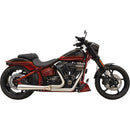 Bassani Road Rage III 2:1 Exhaust - 2007-2017 Breakout & Rocker - Short - Megaphone - Stainless Steel - Cobalt Cycles