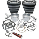 S&S Cycle 96" 3 5/8" Sidewinder Big Bore Cylinder and Piston Kit - 1984-1999 Evo Big Twin - Wrinkle Black Finish